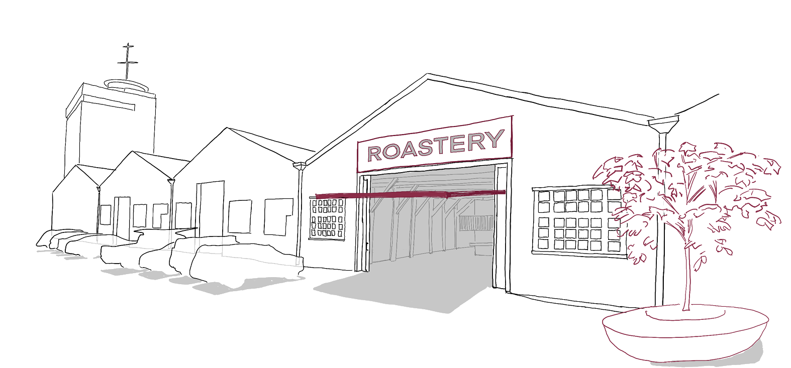 ROASTERY | FREO PORTS — concept sketch