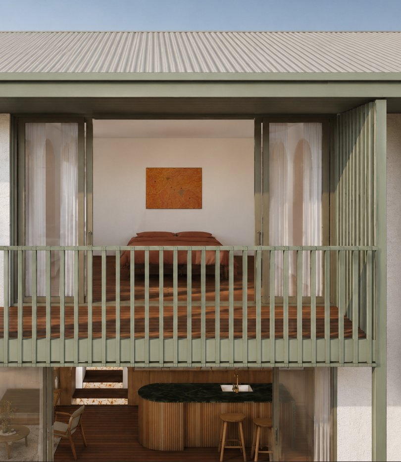 Egham Road House — Balcony